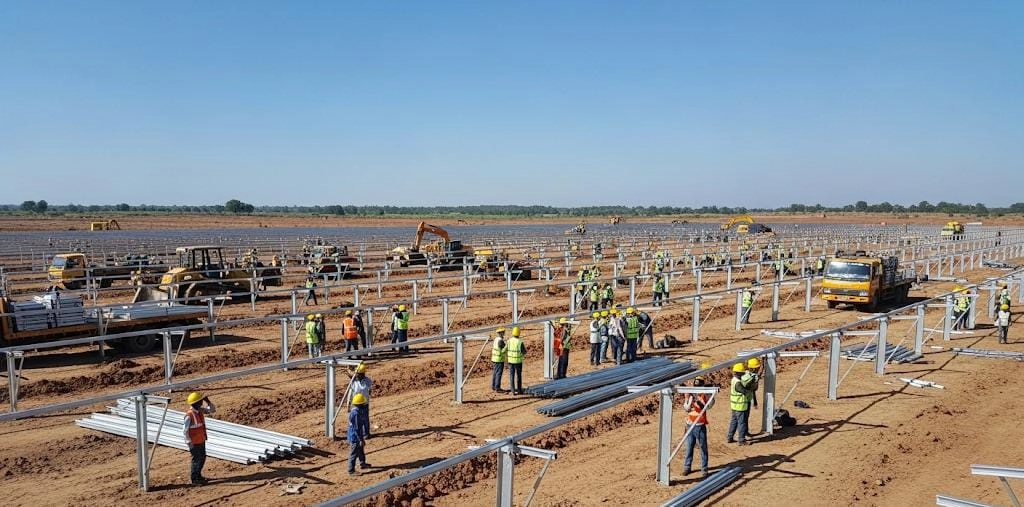 Alur Solar Project site with land secured for development